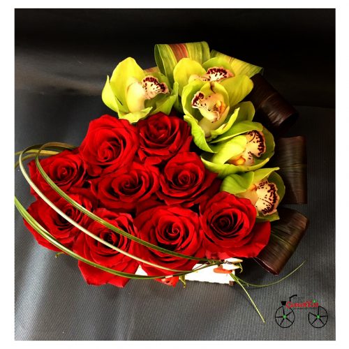 ვარდი, ორქიდეა, ყვავილების