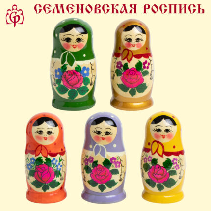 Matrjoshka Rossiyanka / Матрёшка "Россиянка" различные цвета и мотивы