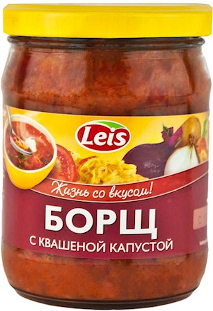 Soep Borsch met zure kool