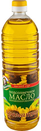 Ongeraffineerde zonnebloemolie / Масло нерафинированое подсолнечное "Ароматное"