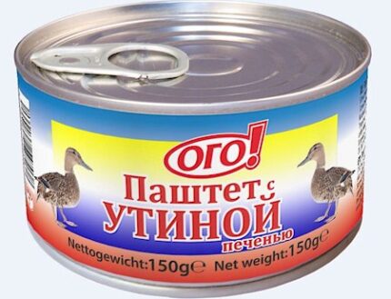 Paté met kip en eendenlever / Паштет с куриной и утиной печенью