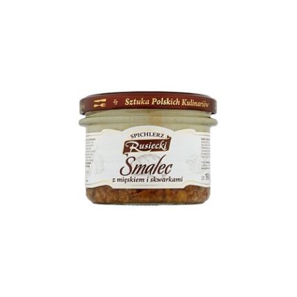 Smalec met vlees en spekjes / Смалец с мясом и шкварками