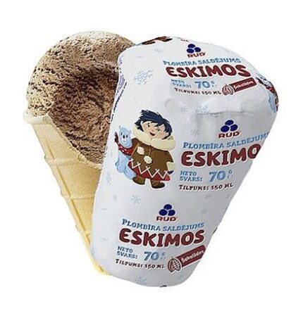 Ice cream Chocolate Plombir Eskimo / Мороженое Шоколадный Пломбир Эскимос