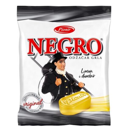NEGRO citroen-gember snoep / Конфеты NEGRO лимонно-имбирные