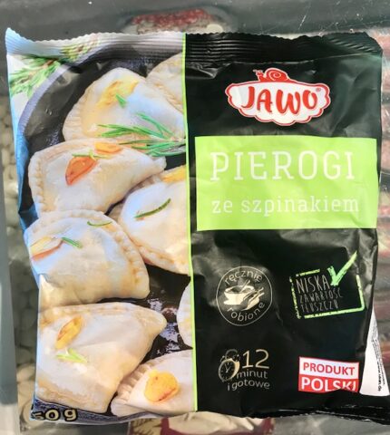 Dumplings met spinazie / Вареники со шпинатом