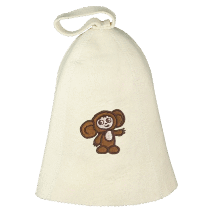 Saunamuts "Cheburashka" / Банная шапочка «Чебурашка»