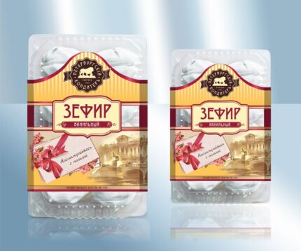 Russische schuimgebak Zefir / Зефир Сливочный