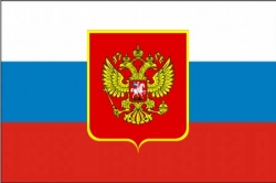 Vlag "Rusland" met wapenschild