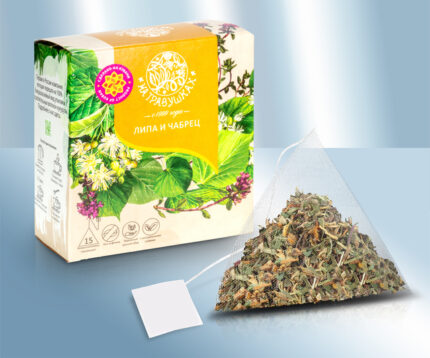 Lindenbloesemthee met tijm / Linden flower tea with thyme / Чай из цветков липы с чабрецом