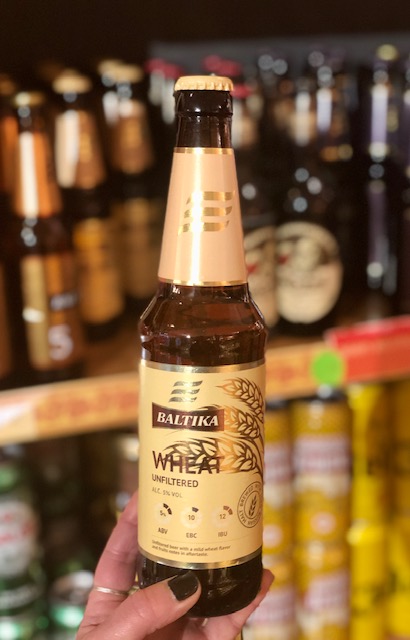 Wheat unfiltered Baltika bier / Балтика светлое не фильтрованное