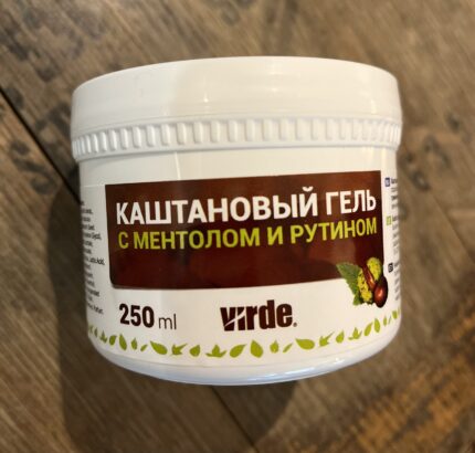 Kastanjegel met menthol en rutine / Каштановый гель с ментолом и рутином