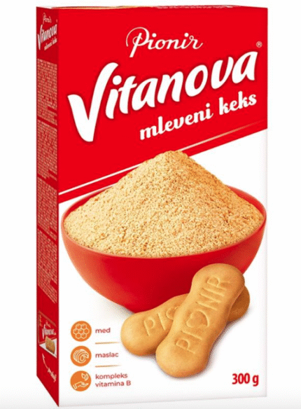 Gemalen koekjes met honig / Дробленое печенье с медом