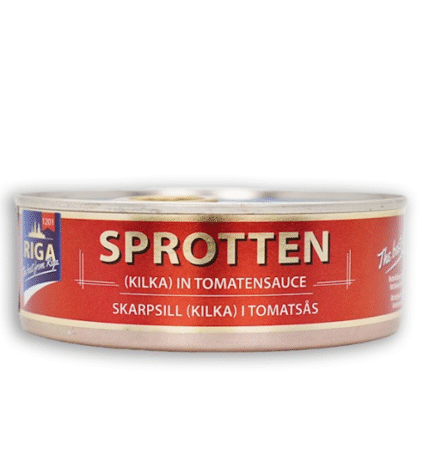 Riga Sprot in tomatensaus / Килька в томатном соусе