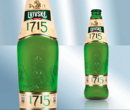 Bier "1715 Lvivske" / Пиво "1715 Львовское" / Beer "1715 Lvivske"