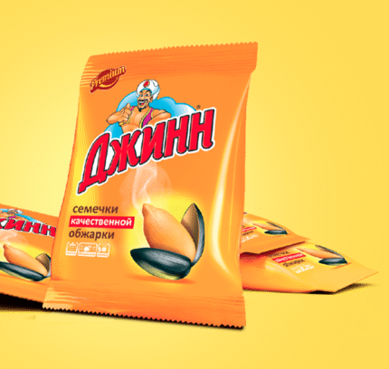 Zonnebloempitten geroosterd 350gr./ Семечки жареные "Джинн"