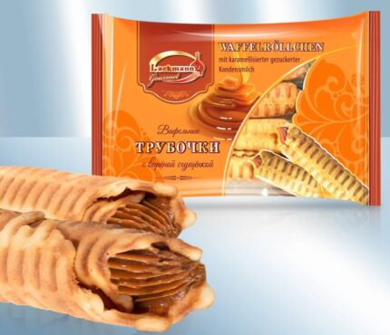 Трубочки с варёной сгущёнкой / Hoorntjes met gekookte gecondenseerde melk