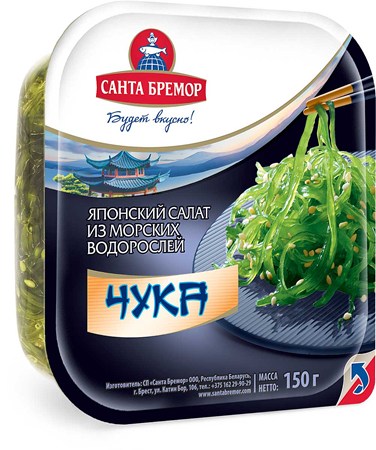 Japanse Zeewiersalade Chuka / Японский салат из морских водорослей Чука / Japanese Seaweed Salad Chuka