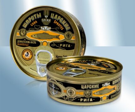 Royal gerookte sprot in olie XXL, premium / Шпроты царские копченые в масле XXL, премиум