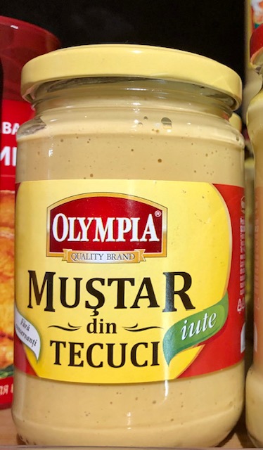 Roemeense mosterd classic / Румынская горчица классическая / Mustar Din tecuci