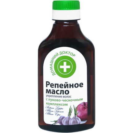 Klit olie met ui-knoflook complex / Репейное масло с луково-чесночным комплексом