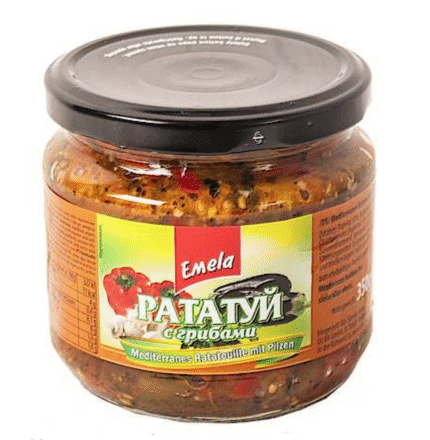 Ratatouille of fried vegetables with mushrooms / Рататуй из жареных овощей с грибами / Ratatouille van gebakken groenten met paddenstoelen