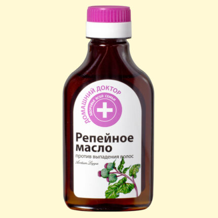Klit (Burdock) Olie voor het haar versteviging / Репейное масло