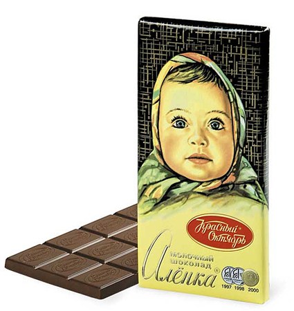 Melkchocolade Alyonka / Шоколад молочный Алёнка