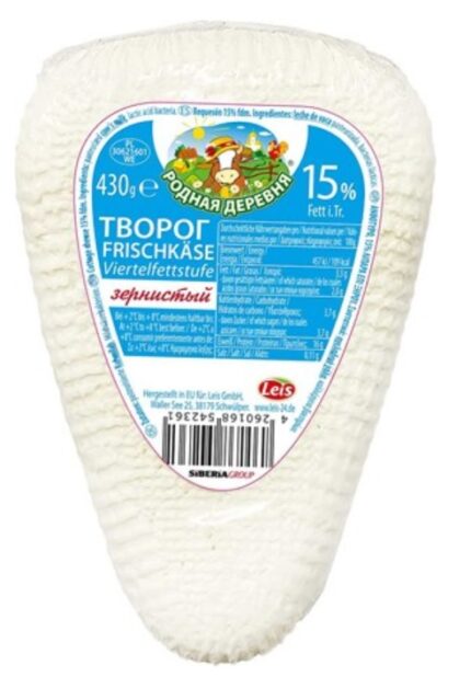 Kwark / Twarog 15% / Творог Родная Деревня